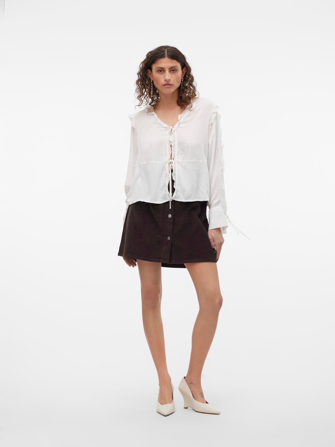 VMETTA Short Skirt - Chocolate Torte - VERO MODA & VILA Bergvik